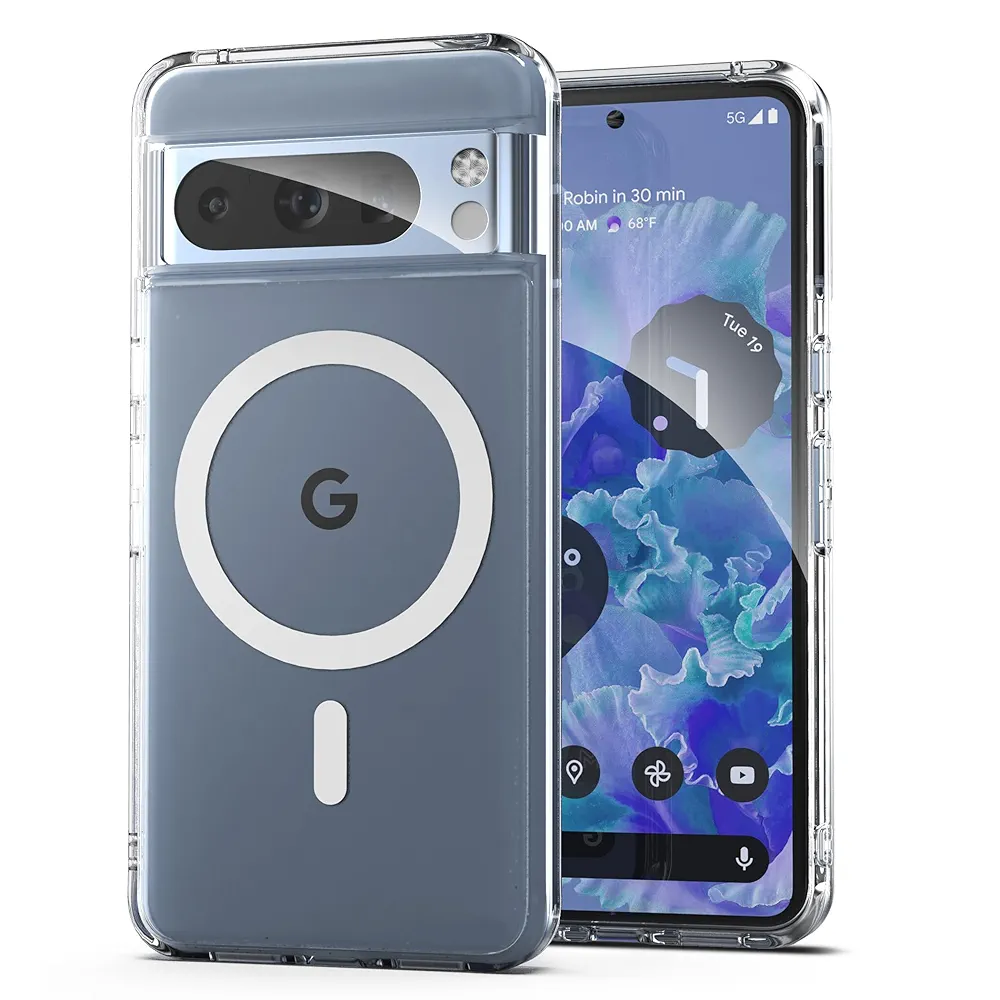 Google Pixel 8 Pro Magsafe Magnetic Case Shockproof Transparent