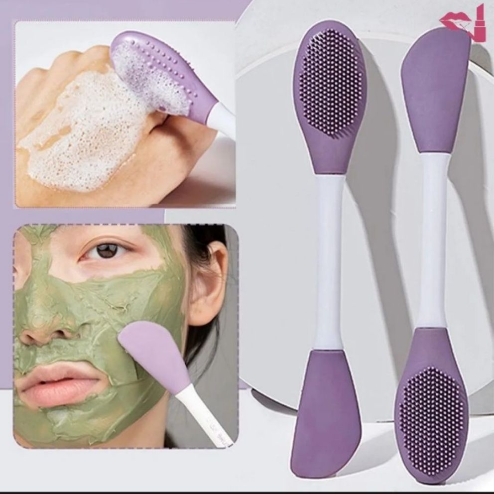 silicone makeup apply scrub brush face care portable brush  special scraper make up tool