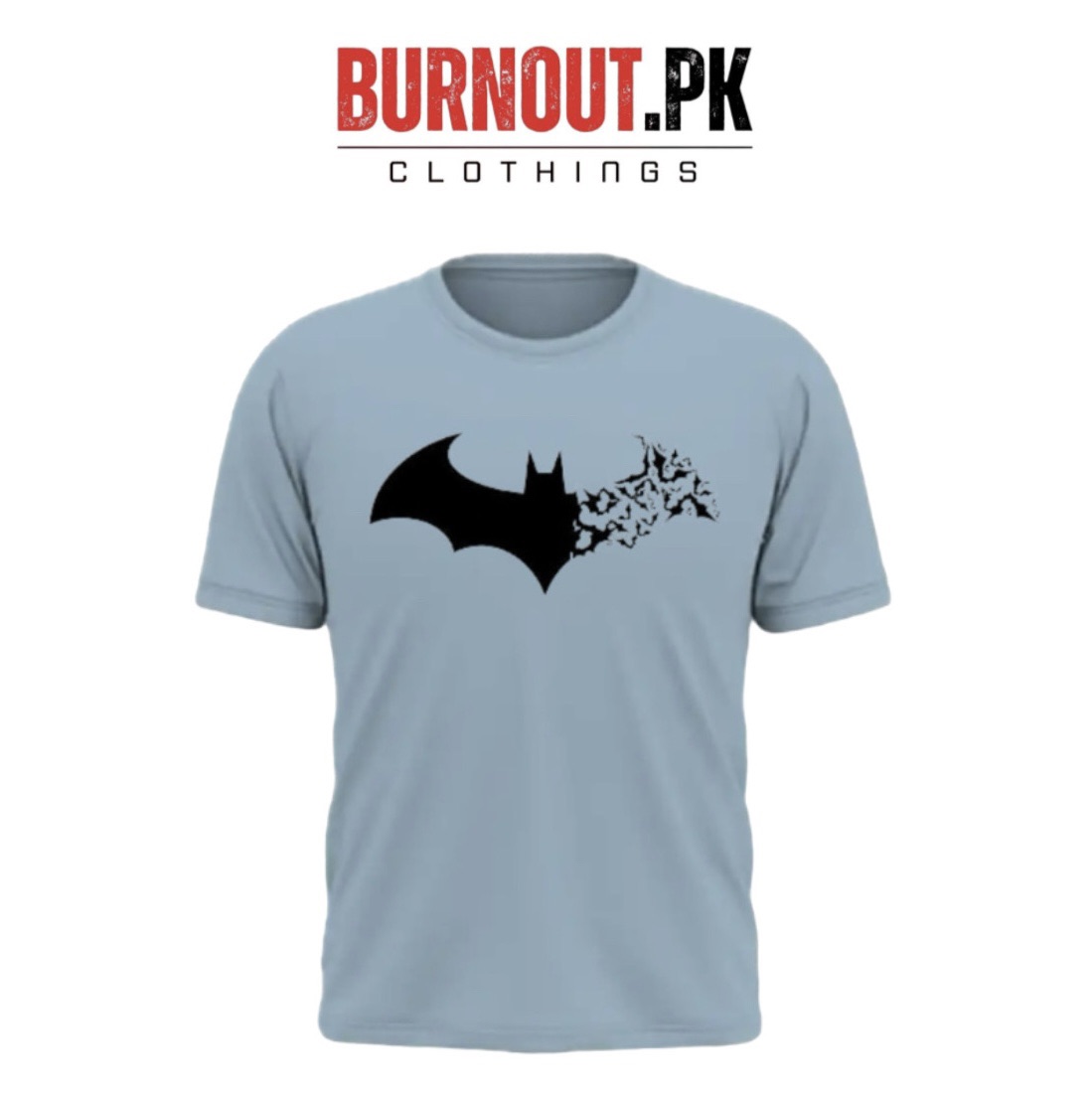 BURNOUT.PK NEW TRENDY SUMMER COLLECTION BATMAN PRINTED TSHIRTS FOR MENS AND WOMENS