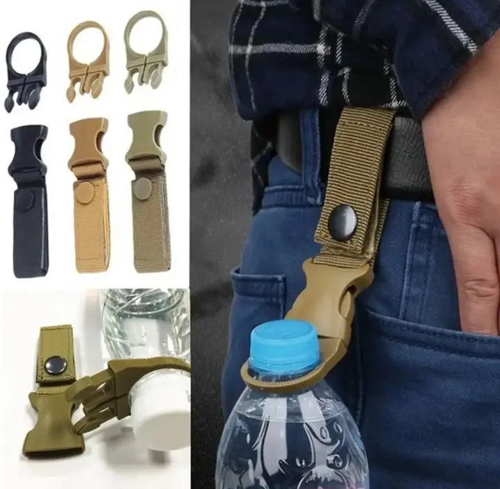 Bottle holder belt clearance buckle