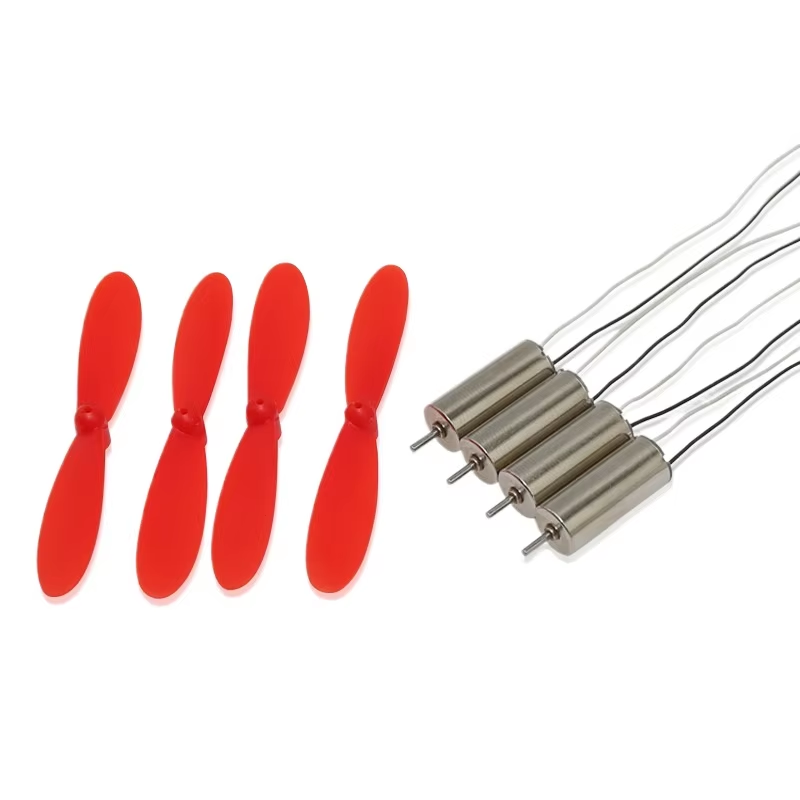 4pcs DIY DC 3.7V 50000RPM 716 Hollow Cup Coreless High-speed Motor with 4 X 55MM Propeller Cw CCW for DIY Micro FPV Quadcopter