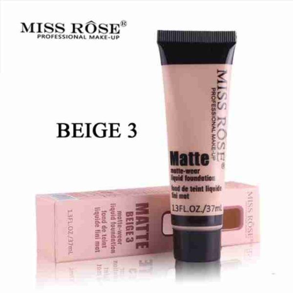 Makeup Matte Foundation Cosmetics Long-lasting Full Coverage Base for Natural Look Skin Care Makeup