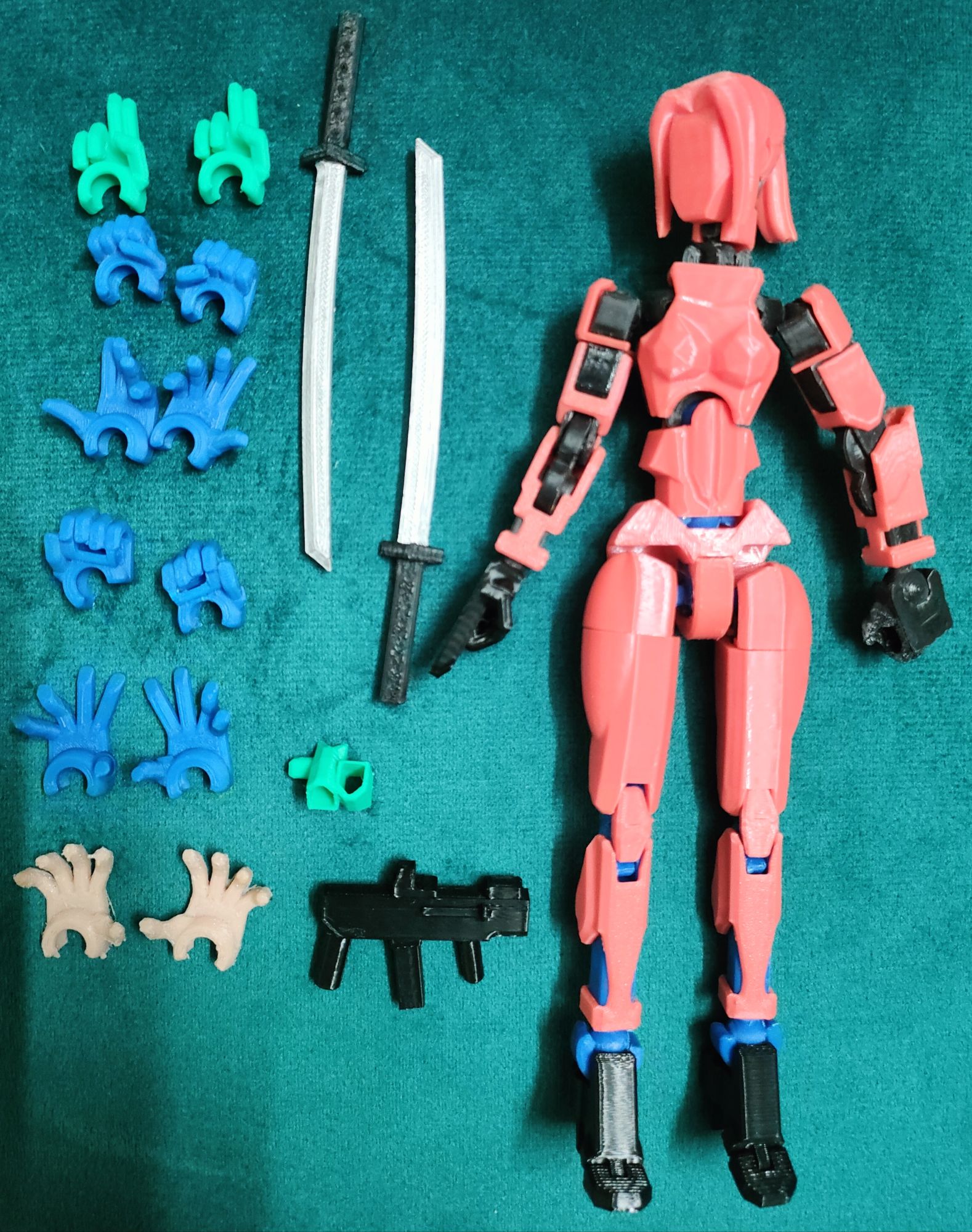 Action Toy Figure Dummy Titan 13 Articulated posable Assembled Large Size