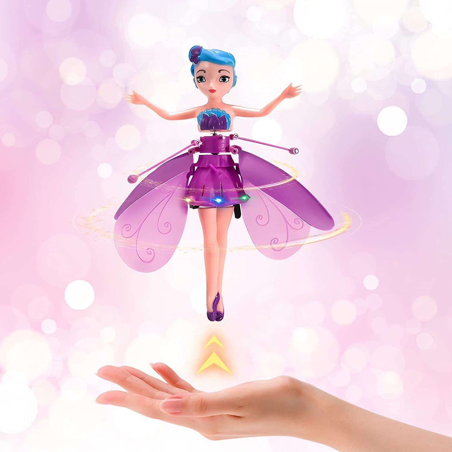 Rechargeable Magic Flying Fairy Princess Doll Toy: Frozen Barbie