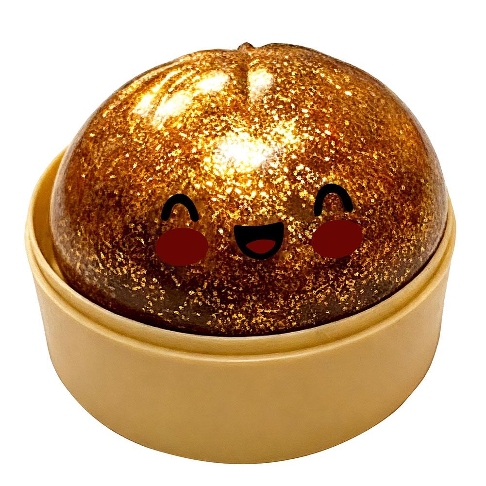 Cute Crystal Steamer Dumpling Bun Slow Rising Squishy Stress Ball Pinch Simulation Steamed Bread Fidget squeeze Toy Relax 