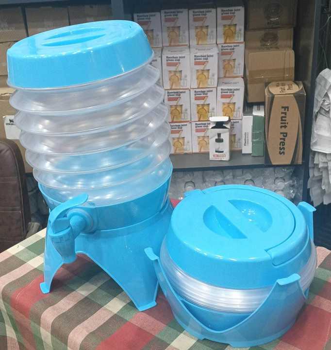 3.5L Foldable Water Cooler | Portable Insulated Water Dispenser | Collapsible Drink Cooler | Camping, Travel & Outdoor Water Container