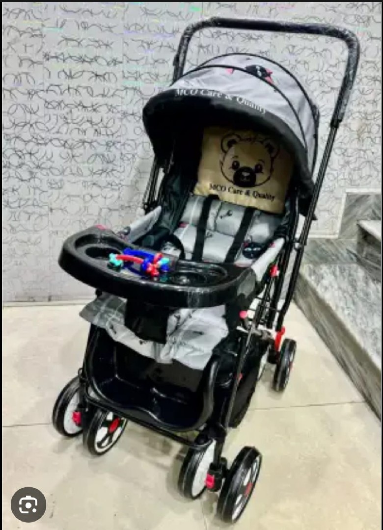 Deluxe Pram and Newborn Baby Stroller with Foldable Seat, the Ultimate Travel Companion for Discerning Parents