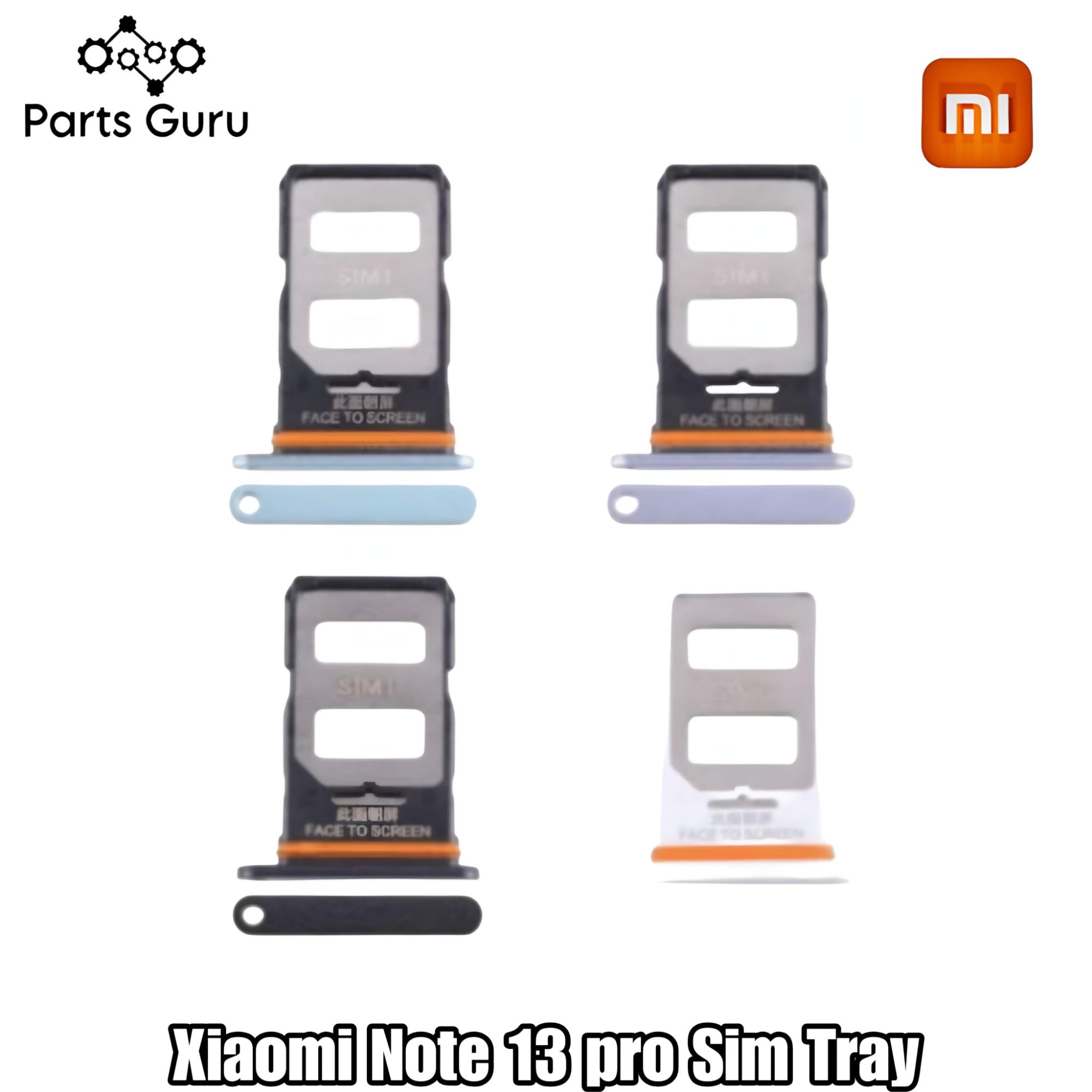 Xiaomi Redmi Note 13 Pro Sim Tray || Mi note 13 Pro sim tray / sim slot || Xiaomi sim tray || Parts Guru