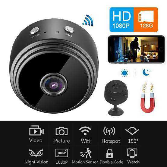 A9 1080P HD Mini WiFi Camera | Wireless Mini Camera | Compact Home Security Camera | Portable WiFi Camera