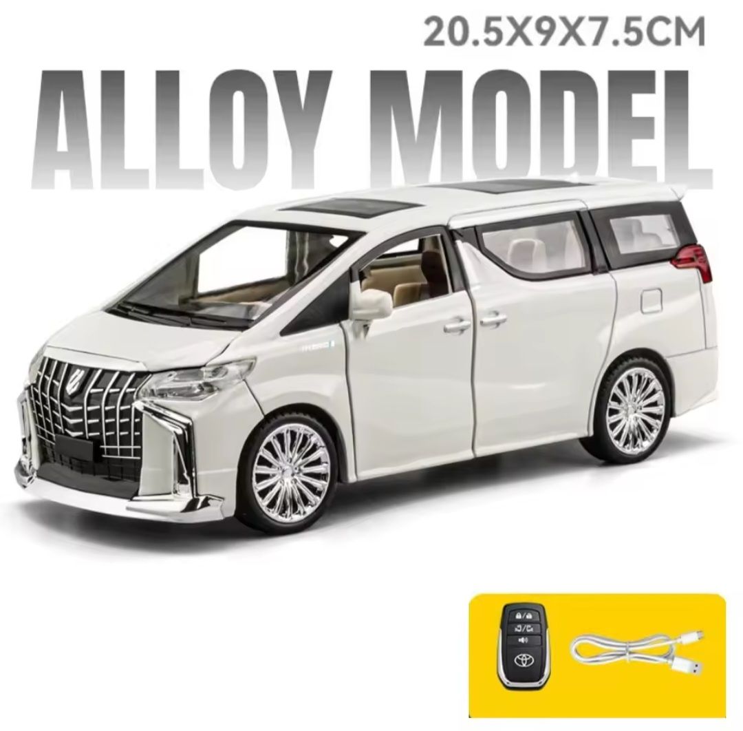 1:24 LAND CRUISER LC300 diecast alloy model CAR light sounds with remote