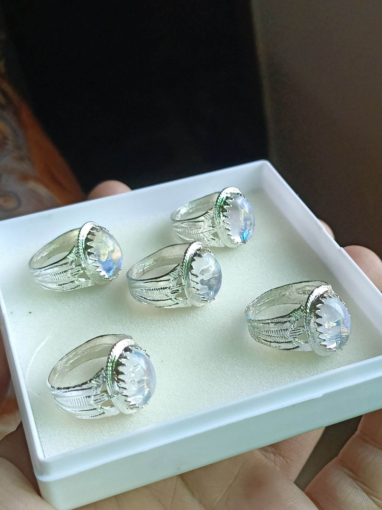 Water Opal stone Ring gemstone 7crt plus Gift. water Opal stone/Stone/Gemstone/Nag/Stone Ring /Gemstone Ring.
