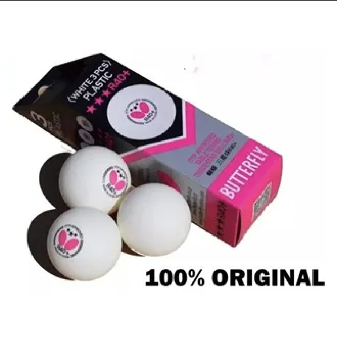 BUTTERFLY TABLE TENNIS BALLS (pack of 3)