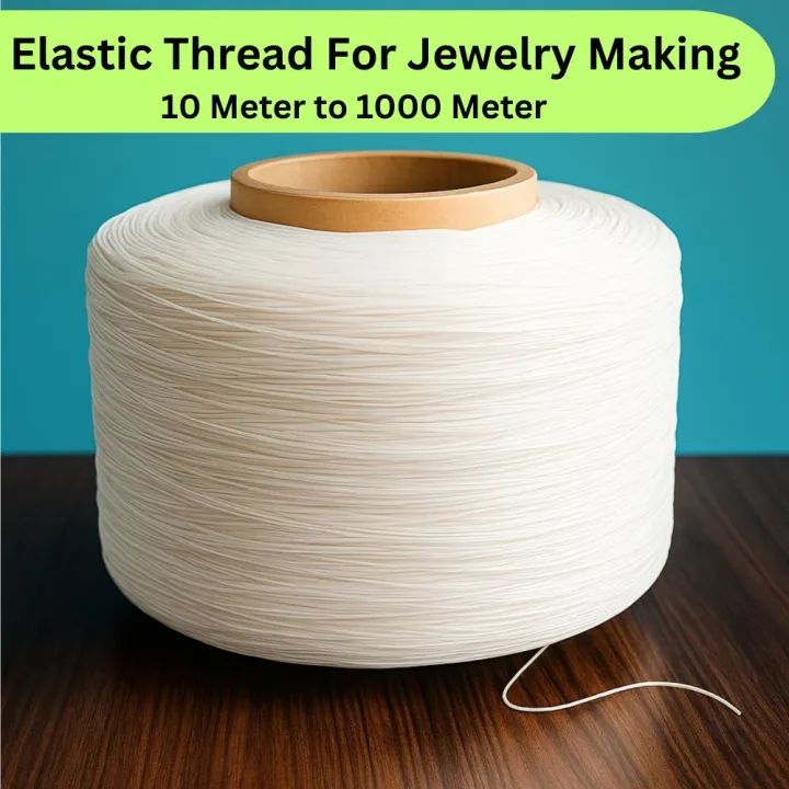 Transparent Elastic Thread for Bracelets | Stretchable String for Beads & Jewelry Making