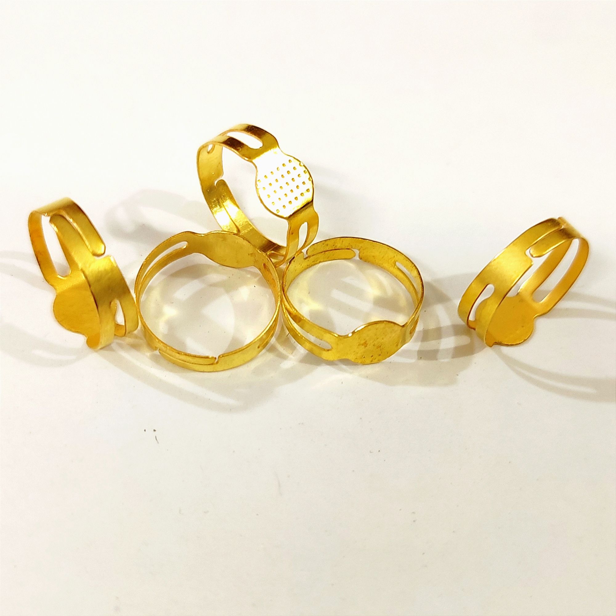 20 Pcs Metal Ring Golden Colour For Resin Art And Craft