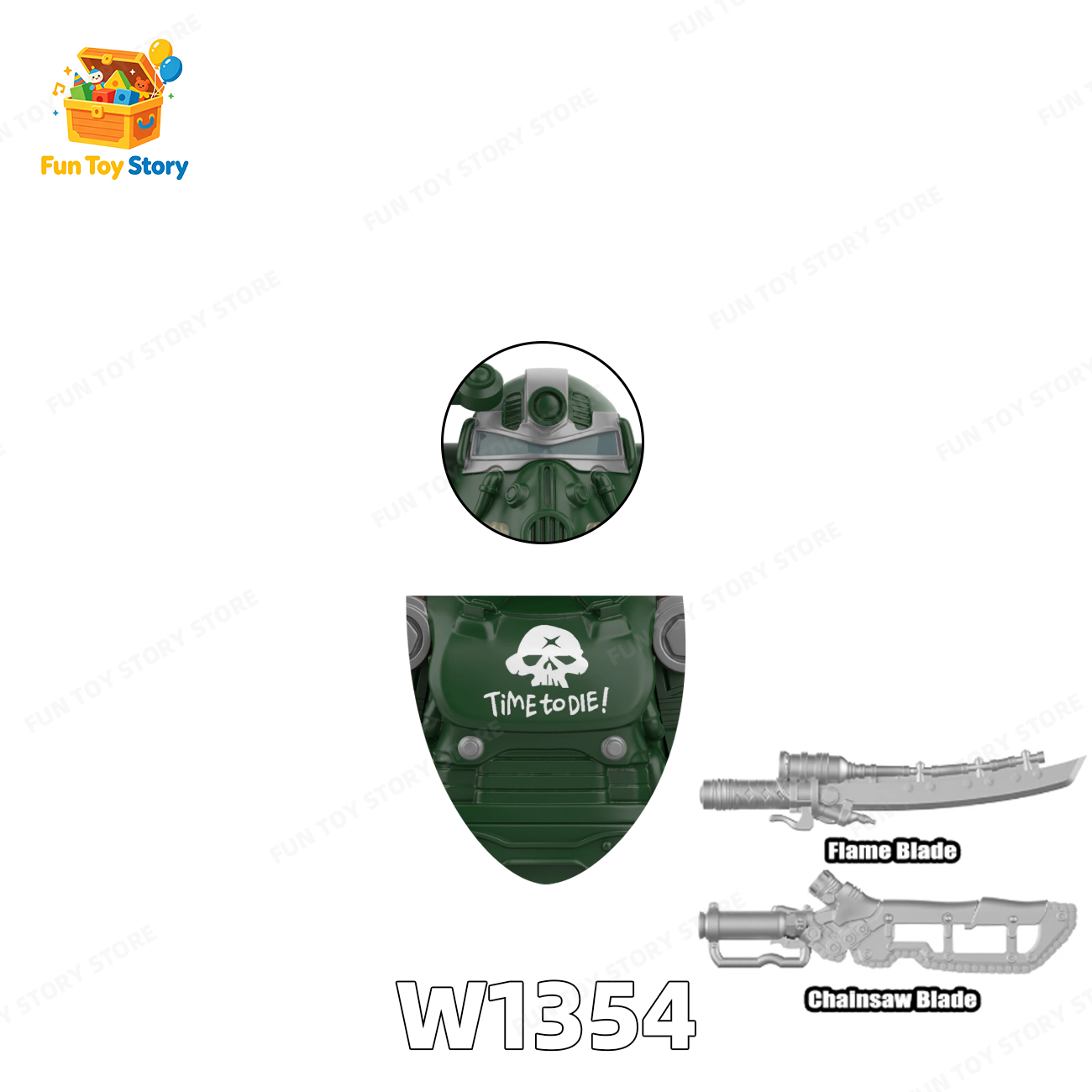 T60 Power Armored Officer Character Compatible with Third Party Models, Building Blocks, Toys, , and Enthusiasts' Collectio