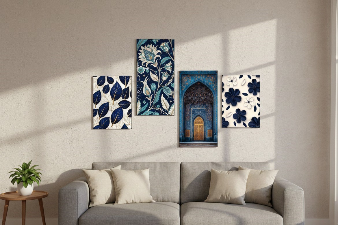 Azure Heritage Wall Art