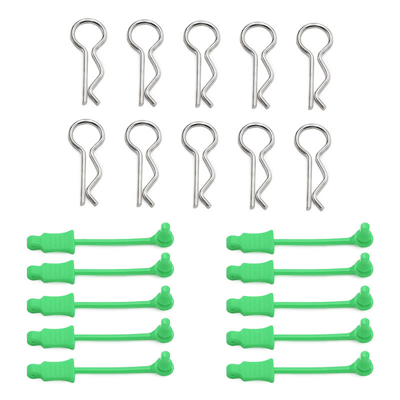 10PCS New RC Crawler Car R-Type Body Clips Replacement Parts for 1/10 1/12 1/14 TRAXXAS ARRMA