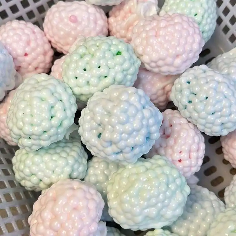 Shapeable Vacuum Squishies Sand Ball Grape Stress Ball Stress Relief Noisy Ball Desktop Squeezing Soothing Toy Birthday 
