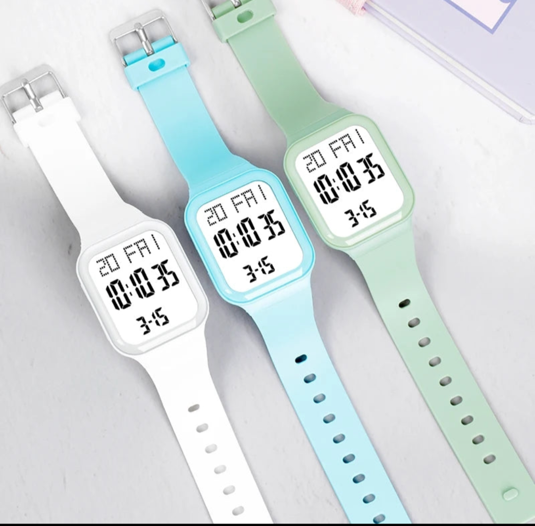 New Fashion LED Digital Electronic Mens Women Student Outdoor Waterproof MultiFunction Astronaut Alarm Clock Stop Watch