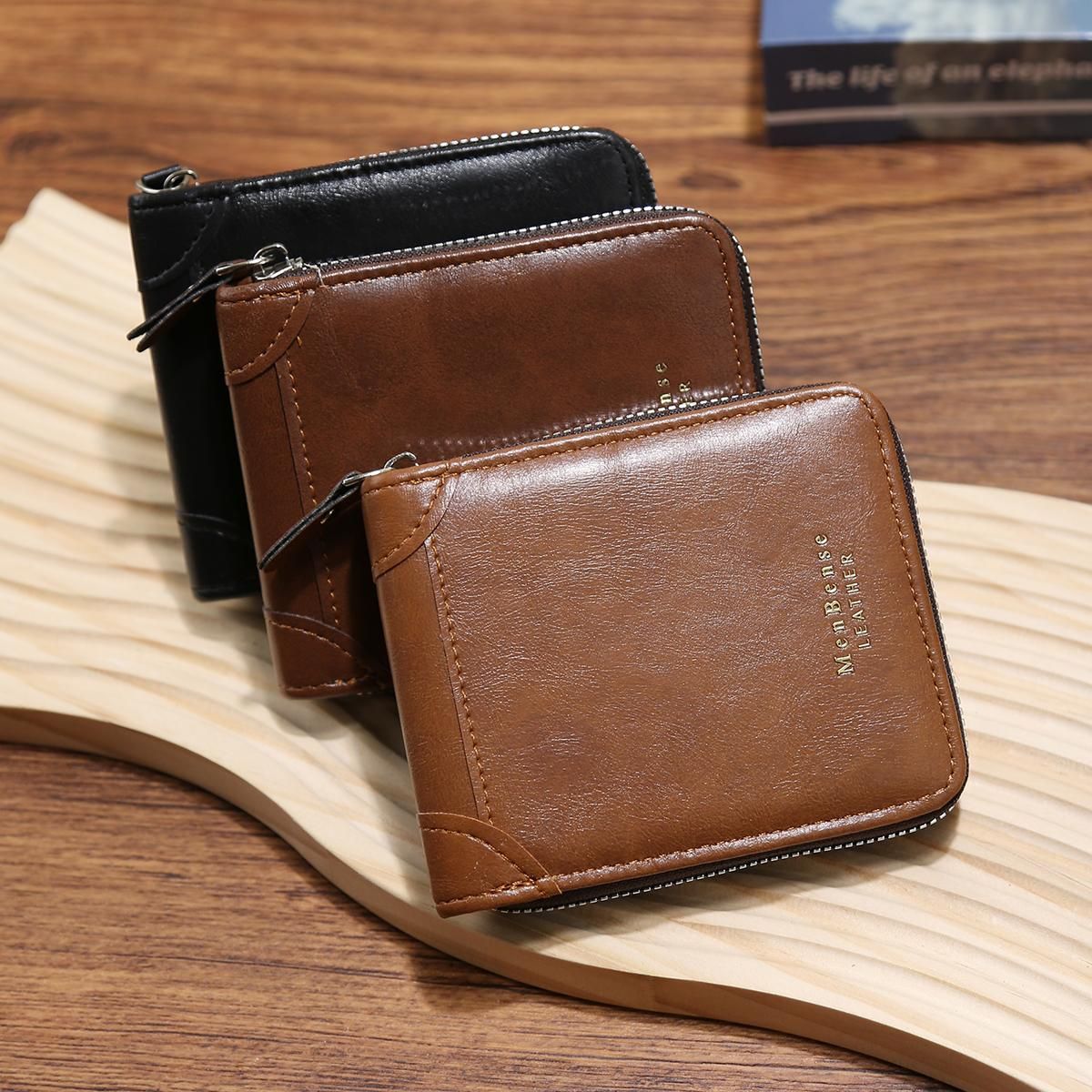 Leather wallet for men