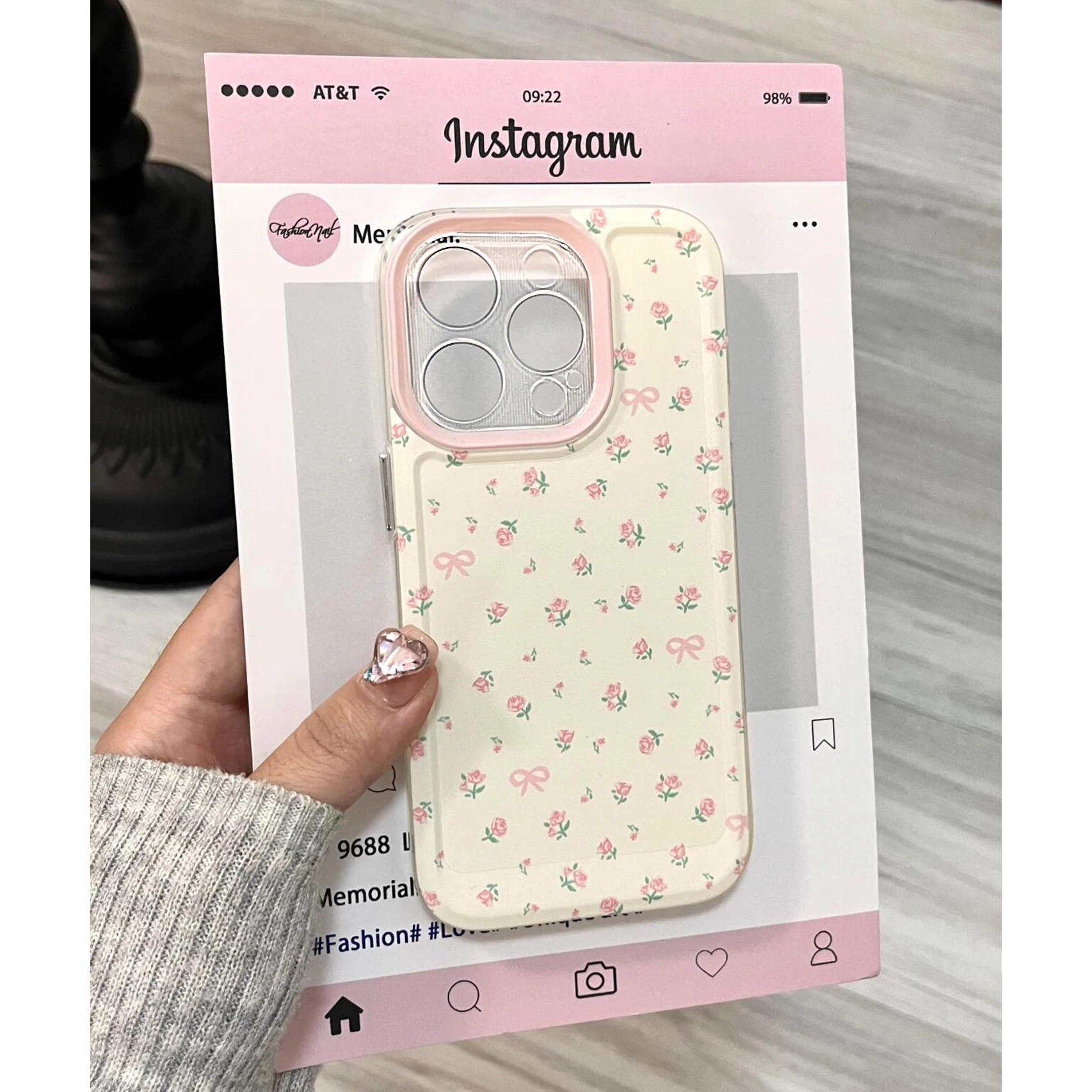 Cute Sweet Girl Art Garden Cream White Phone Case For  S24 Plus 23 Ultra 22 21 FE A55 54 53 52 35 25 15 14 Cover