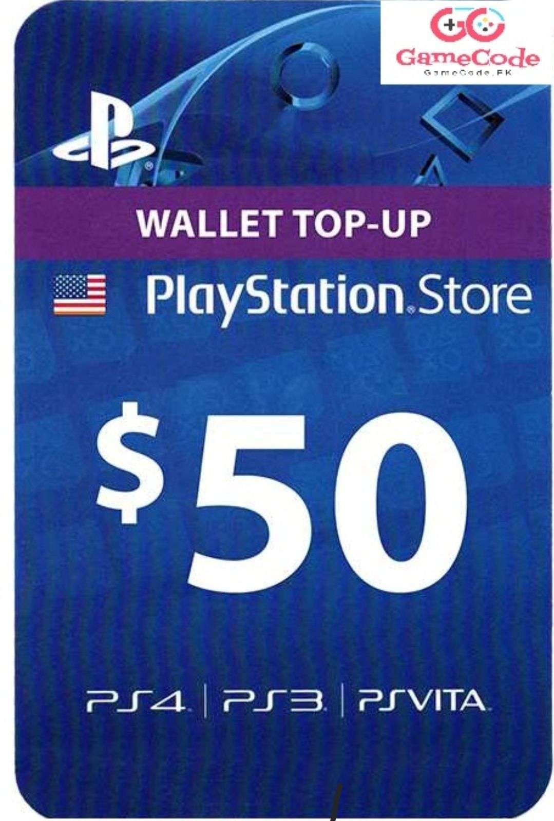 $50 PlayStation Store USD Card - PS PSN US Store PS4 PS5