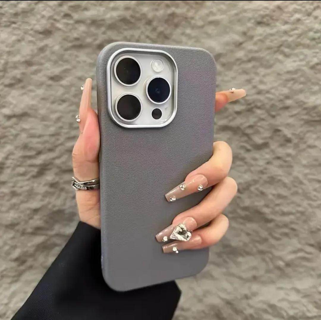 Luxury Leather Case With Camera Lens Protection