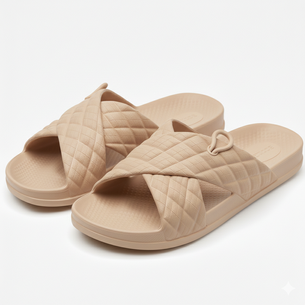 Soft Medicated Pure Rubber Casual house Slippers Non-Slip Stylish and Comfortable FlipFlops For Ladies Best for indoor use