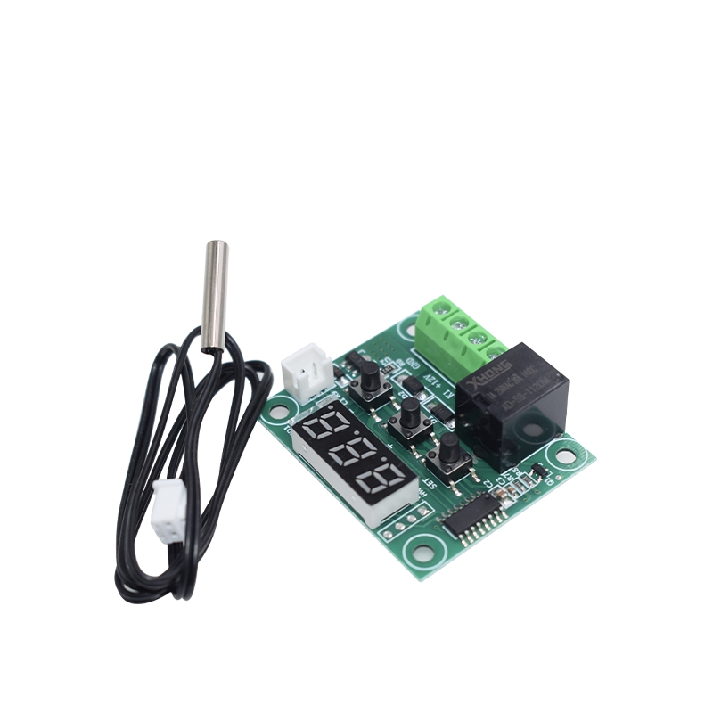 W1209 Digital LED DC 12V Heat Cool Temp Thermostat Temperature Control Switch Module On/Off Controller Board plus NTC Sensor FOR Incubator Hatcher