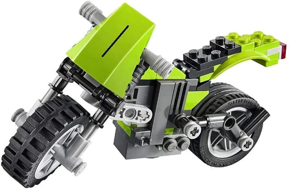 Architect 3In1 Harley Cruiser Motorcycle Building Block Brick Diy Bike Block Toy Model Mini Blocks Assembled Children'S Building Blocks Educational Toys|Multicolor