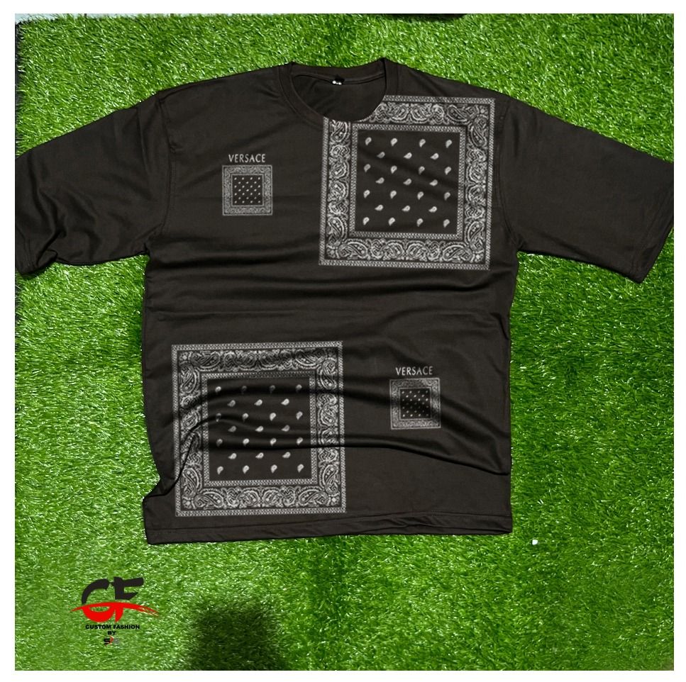 New stylish osm square printed summer drop shoulder tshirt for men