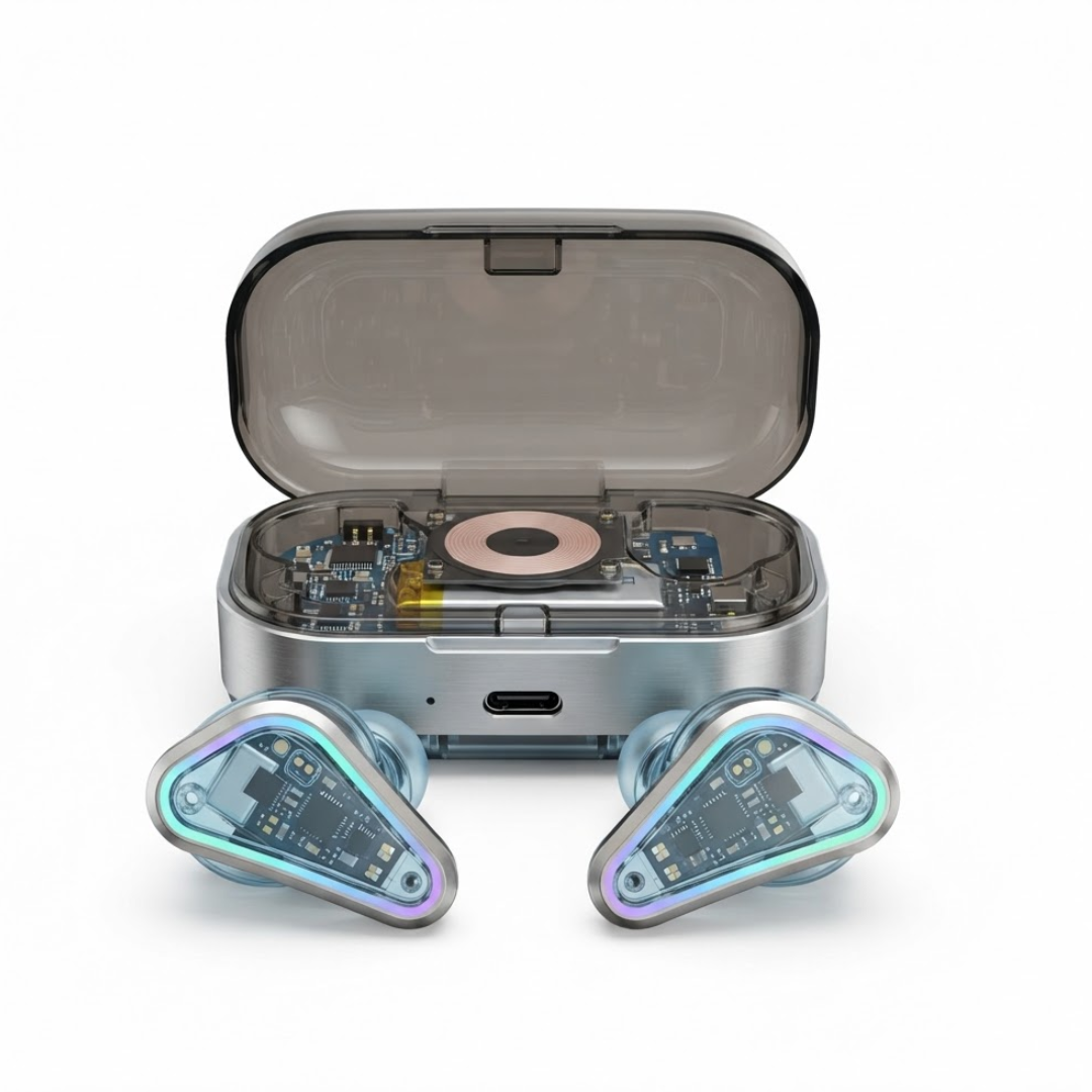 Screen Display Earbuds | Earbuds with Display | Earbuds with Smart Screen | Earbuds with Charging Case | Charging Case Earbuds