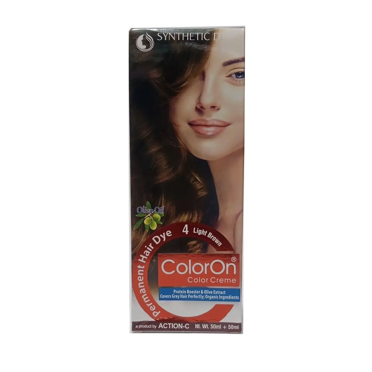 COLOR ON HAIR COLOR SYNTHETIC HAIR DYE SHADE 4 LIGHT