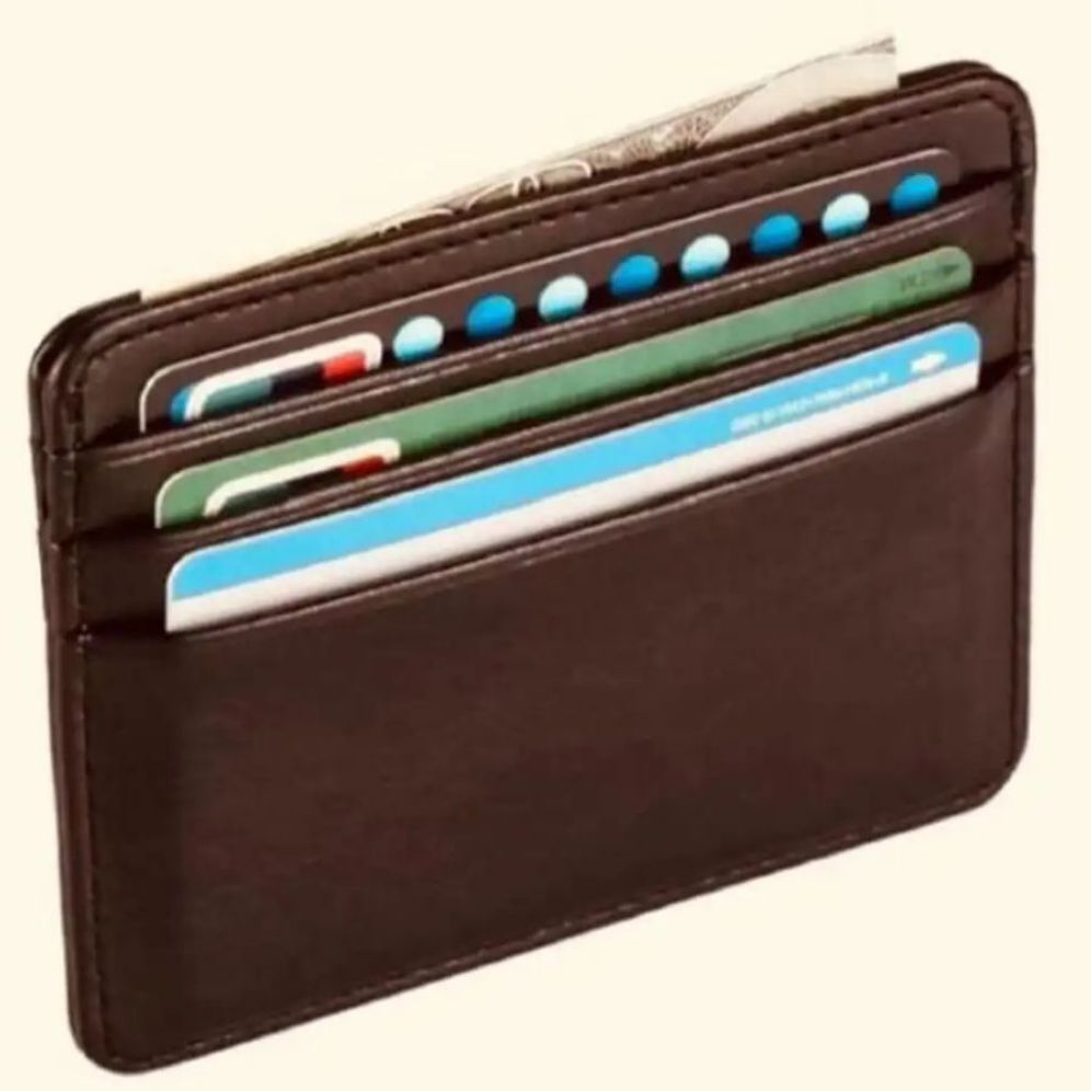 Mini Slim Smart Card Holder Slim Smart Wallet Smart Wallet With 7 Compartments - Super Slim Smart Card Holder Fashion Wallet For All Boys And Girls