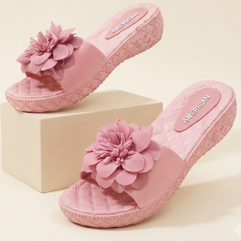 Fashion Wedge Sandals for Women, Pure Nylon, 2-inch Wedge Heel, Slip-On, Casual & Elegant, Available in Multiple Colors