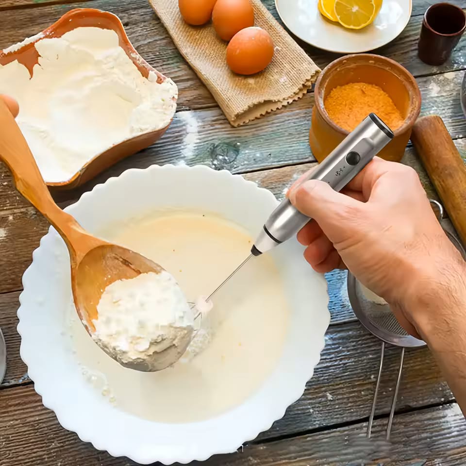 Rechargeable Milk Frother Beater