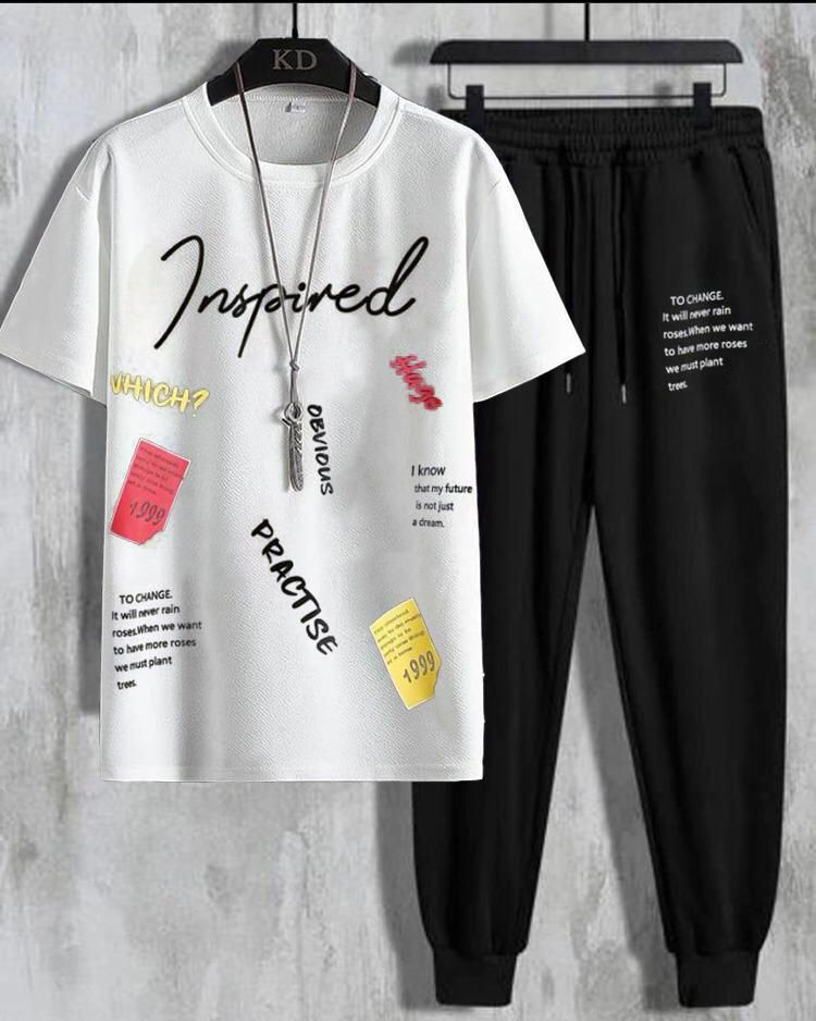 Men's Inspired Tshirt and Trouser in premium quality