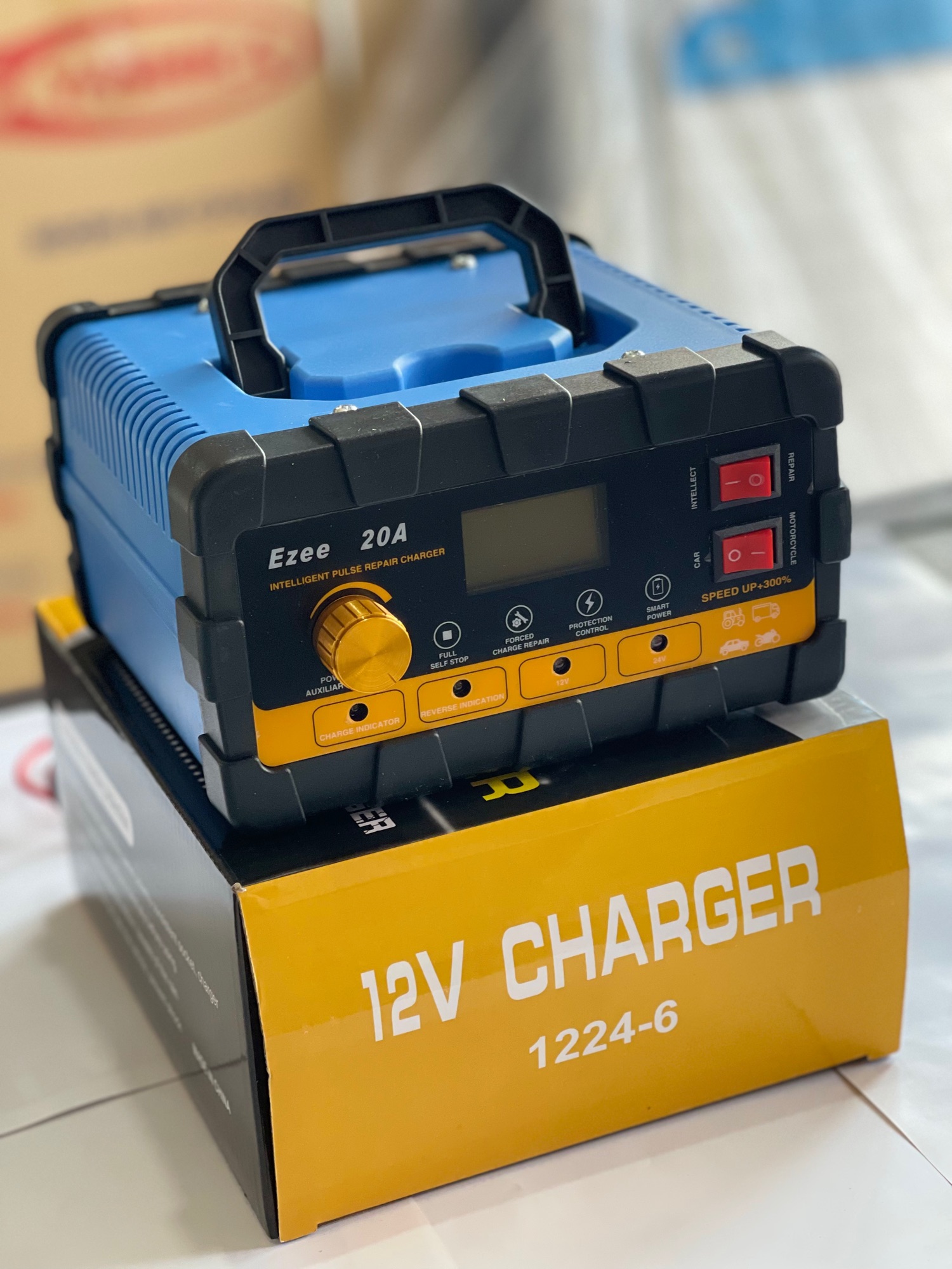 Bettry charger 20A ezee new 2024 model | smart bettry charger | 12v electric charger