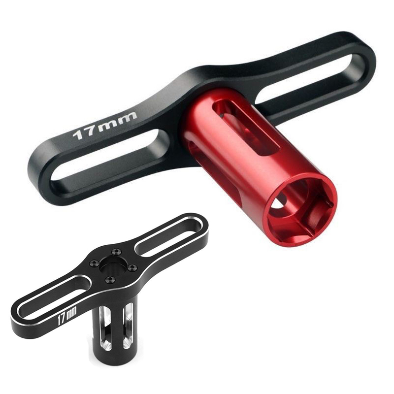 RC Car Aluminum Alloy 17MM Wheel Hex Wrench Tool HEX Nuts Sleeve For 1/8 1/10 Off-Road RC Car Monster Truck Crawler Tires