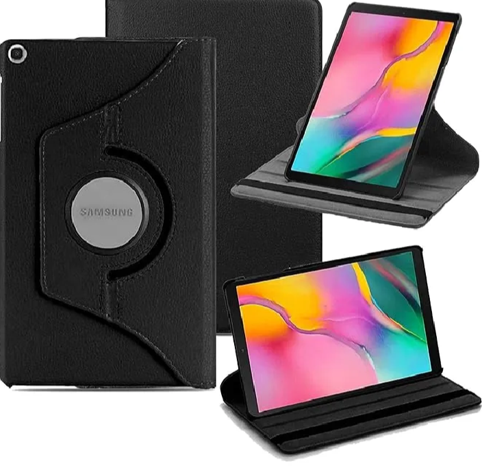 CASE SAMSUNG GALAXY TAB A 10.1 INCH T510/1515 FLIP CASE COVER, 360 DEGREE ROTATING STAND MULTI ANGLE COVER FOR SAMSUNG GALAXY TAB A 10.1 INCHES T510/T515