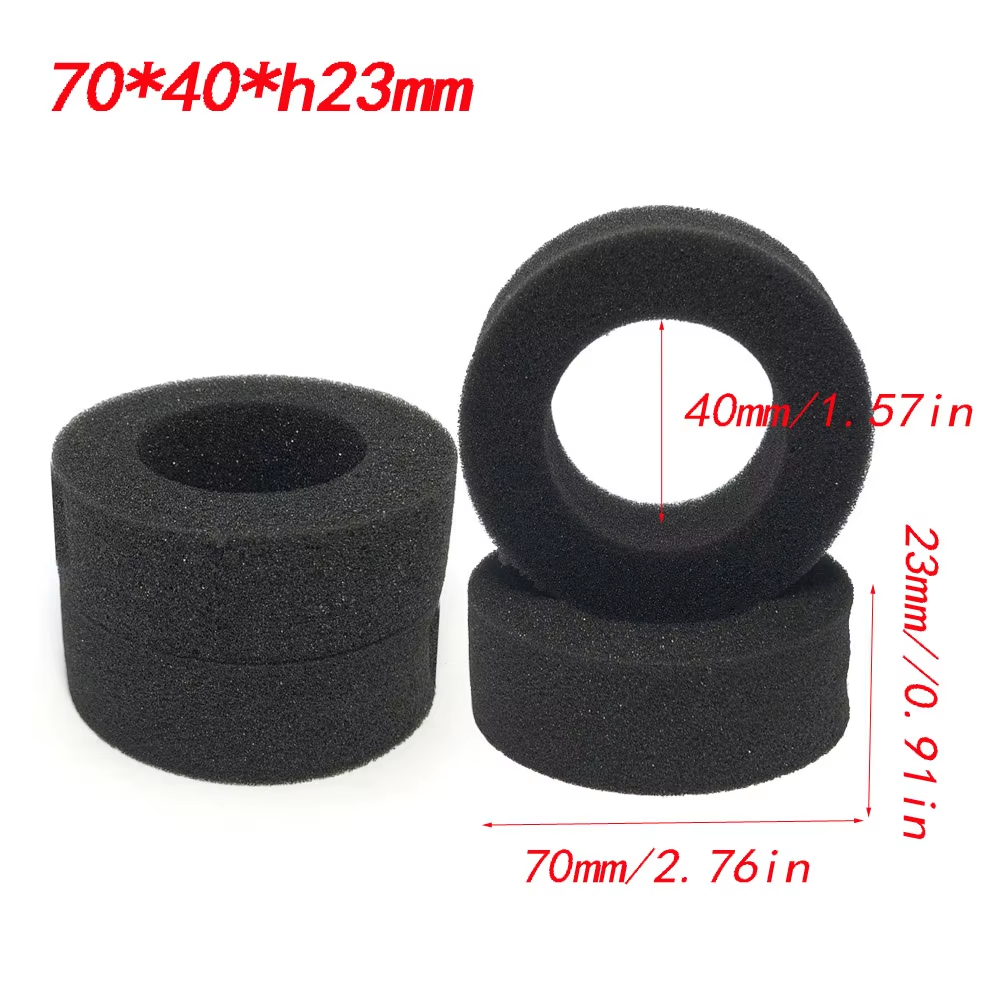 RC Tire Inserts Soft Outer Foam Inserts 1/10 1/12 RC Car Wheel Sponge Liner for Hardened Tire Sponge Foam RC Crawler Cars Parts