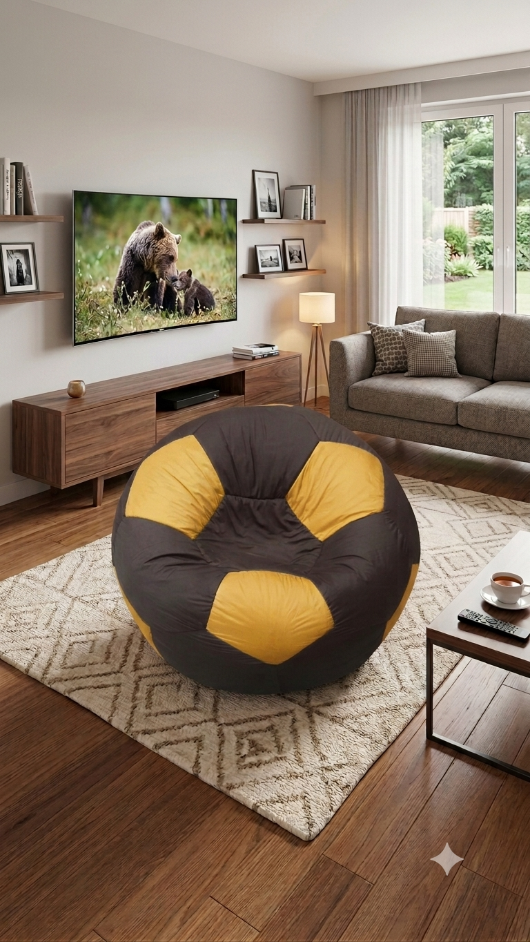 Foot Ball Style Bean Bag Sofa