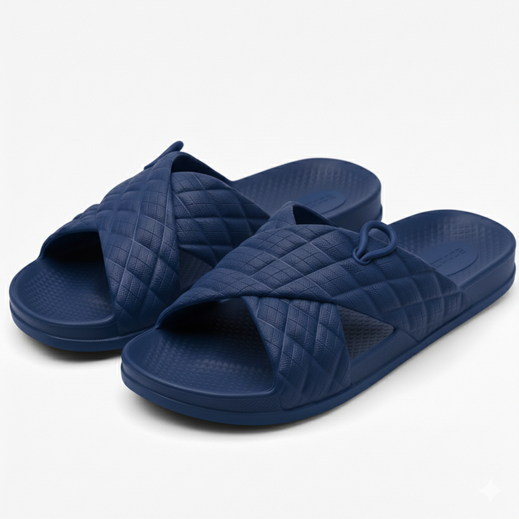 Soft Medicated Pure Rubber Casual house Slippers Non-Slip Stylish and Comfortable FlipFlops For Ladies Best for indoor use