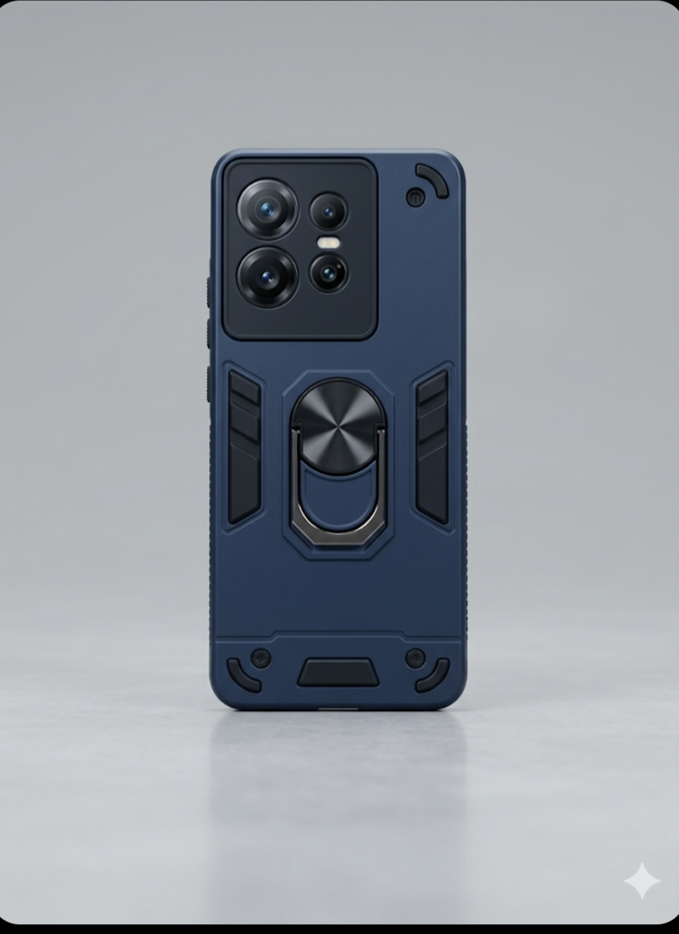 Motorola G 5G 2025 Phone Cover TPU Hard Ring Car Ring Bracket Shockproof Back Cover