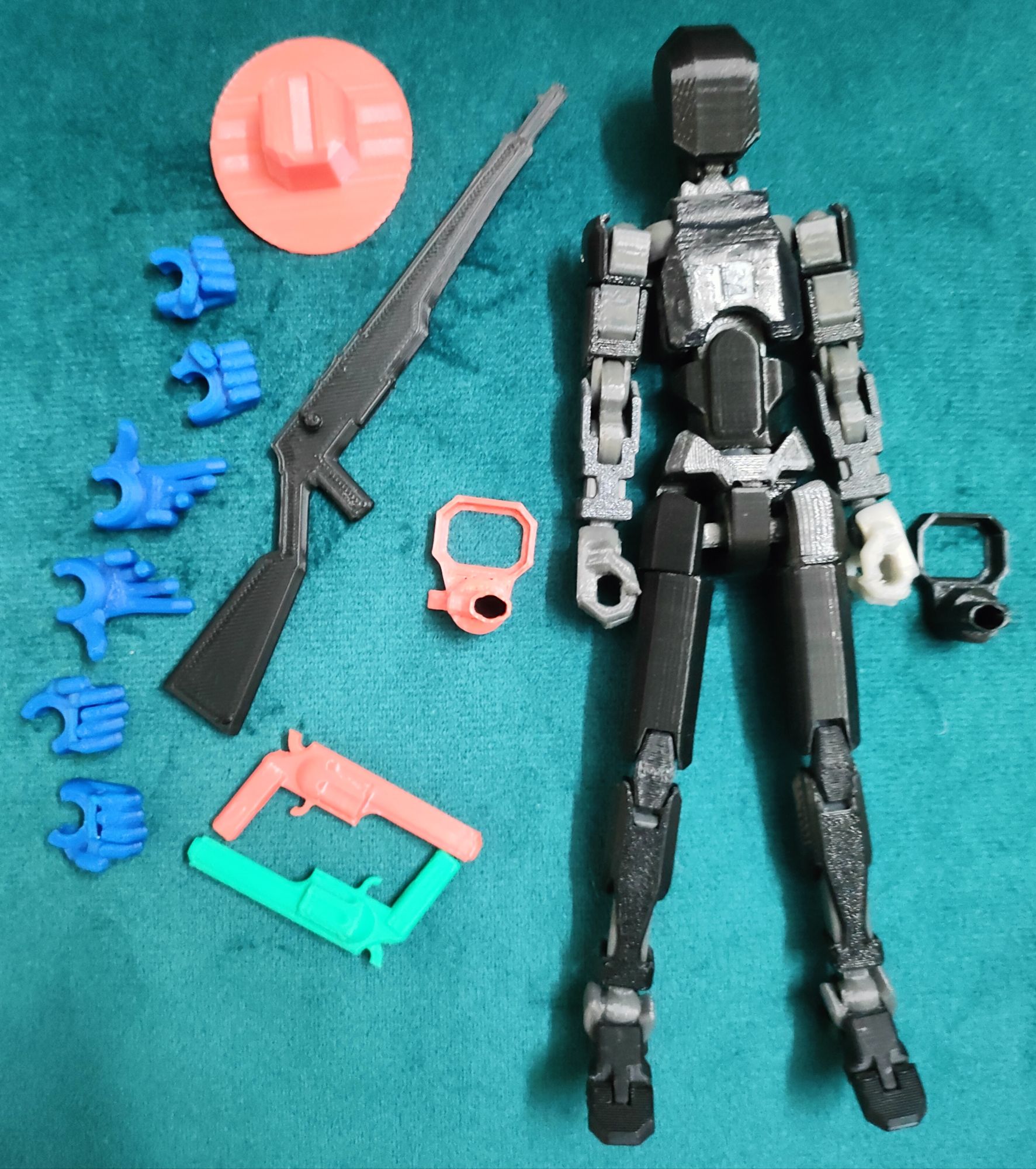 Action Toy Figure Dummy Titan 13 Articulated posable Assembled Large Size