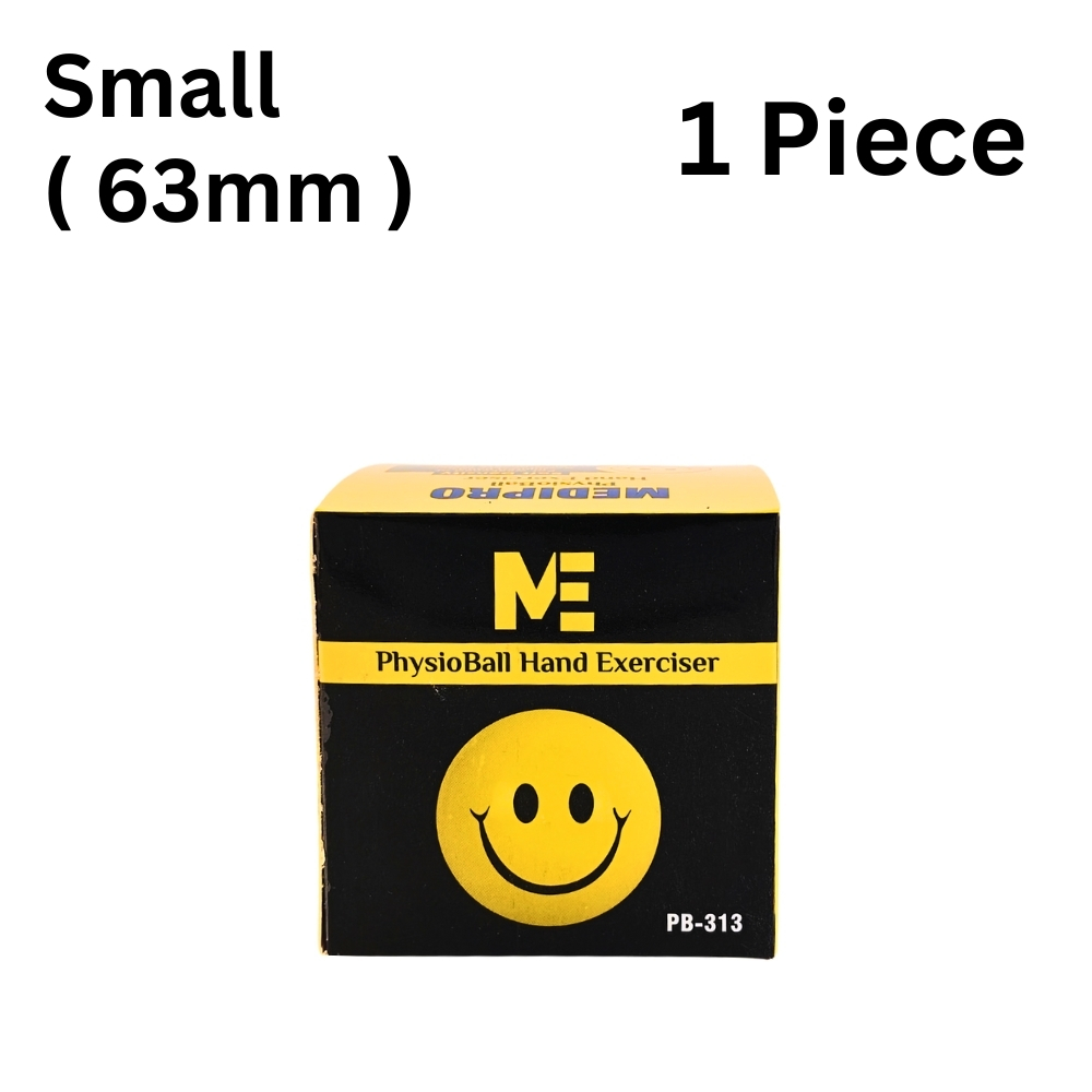 Hand Exercise Physio Ball Smiley Face Soft Grip Stress Relief Ball with Box 63mm 76mm Size 1 to 6 Pcs for Finger Training Hand Grip Strength Relaxation Dexterity Practice for Home Office Study School Educational Learning Science & Fitness Activity Medipro
