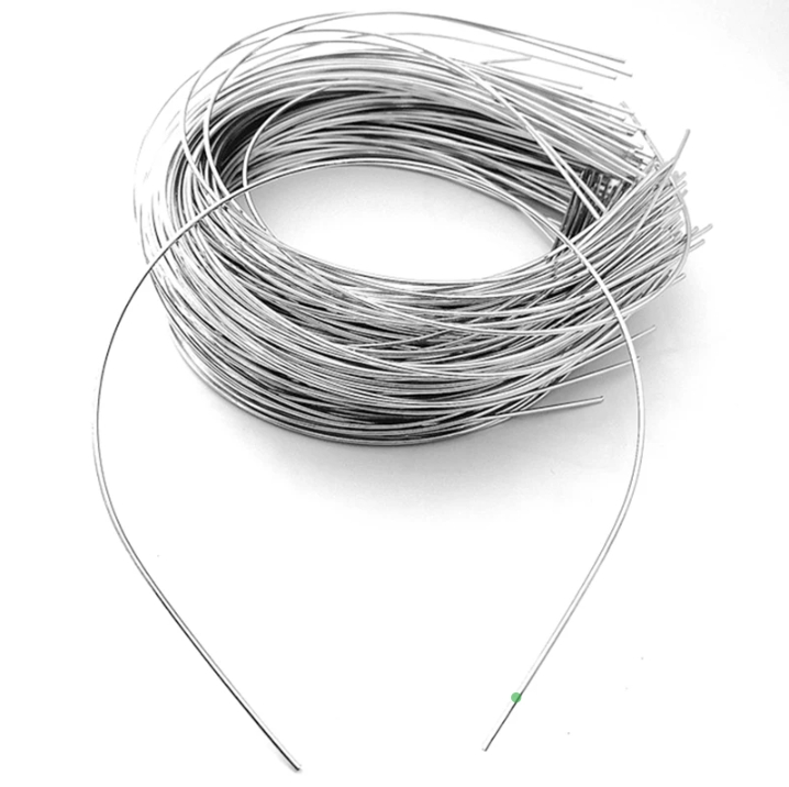 Stainless Steel Wire Rim Headband Base for DIY Beading, Bridal Pearl Hair Accessories, and Jewelry Making