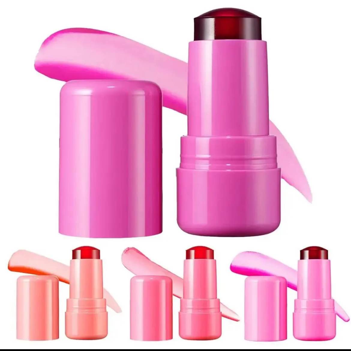 Blusher - cheek lip tinted - facial cheek jelly blusher - jelly blush stick Lip brighten cream water jelly tint stick for girls
