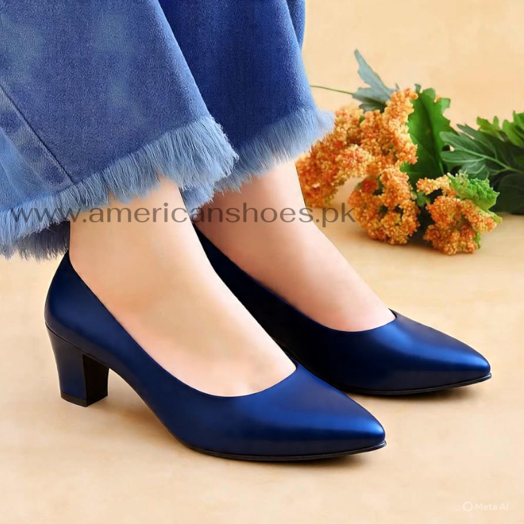 American Block Heel Pumps & Court Shoes Classic Design Elegant Heels for Everyday Wear European Coat Shoes