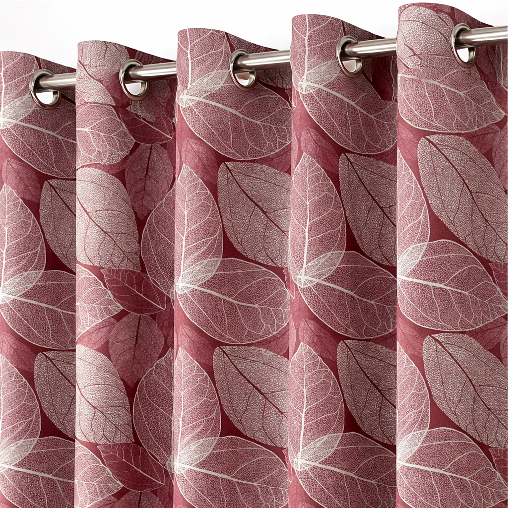 Elegant Curtains Export Quality Premium 1Pc Curtain(Parda) 100% Cotton With Ring(Eyelet) Luxury Long Curtains For Home Decor, Bedroom & Living Rooms
